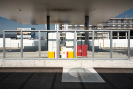 Tankstellendach & Schutzwände Shell Oftringen